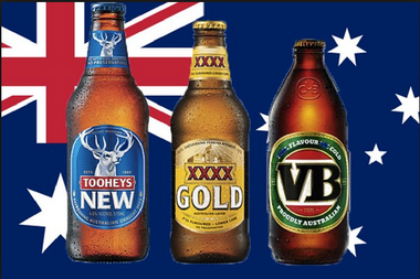 verschiedene Biere aus Australien