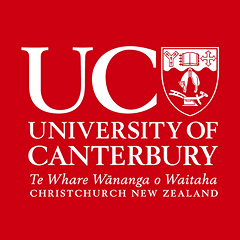 Logo University of Canterbury Neuseeland
