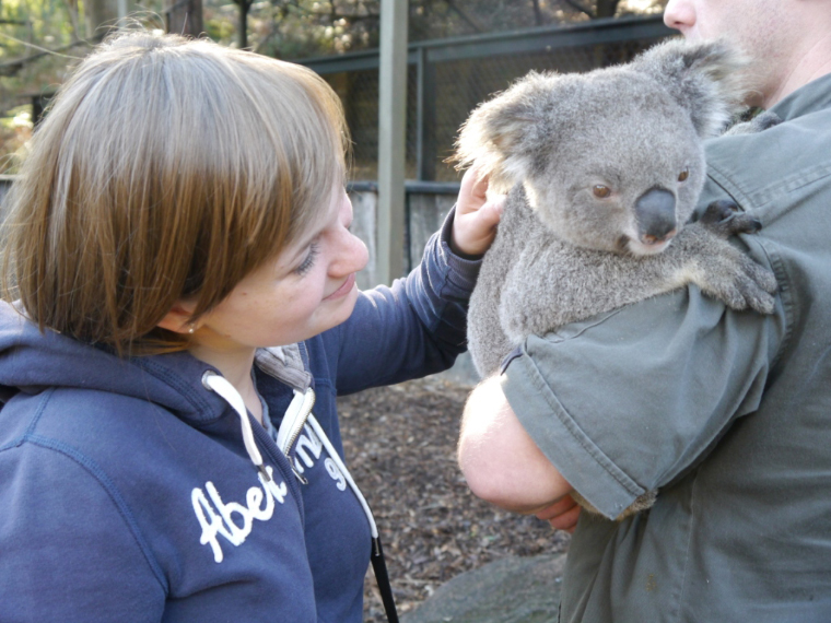 International Students im Zoo - Australien