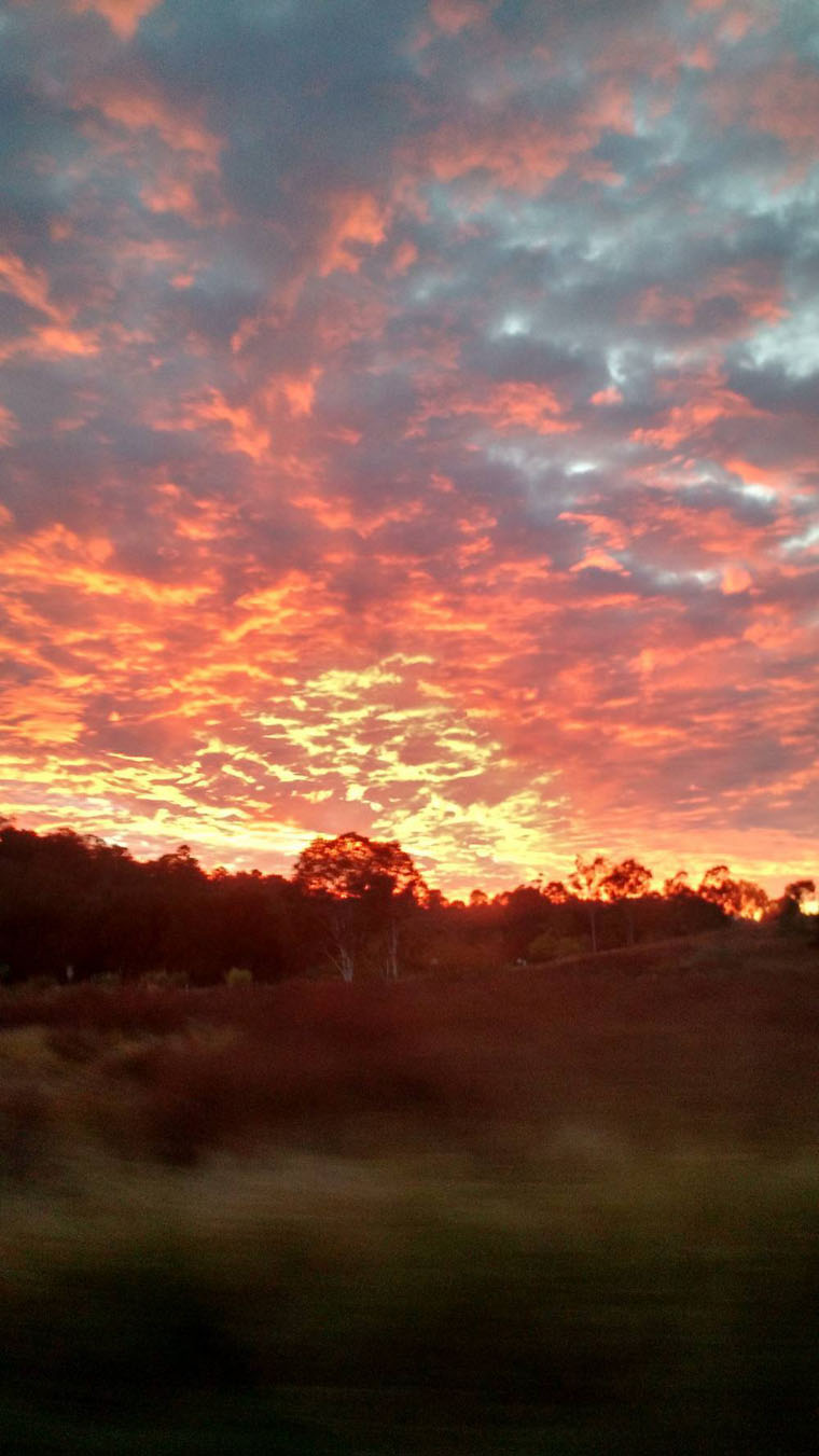 Sonnenuntergang in Australien