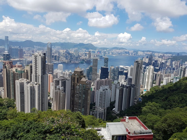 Hongkongs Skyline